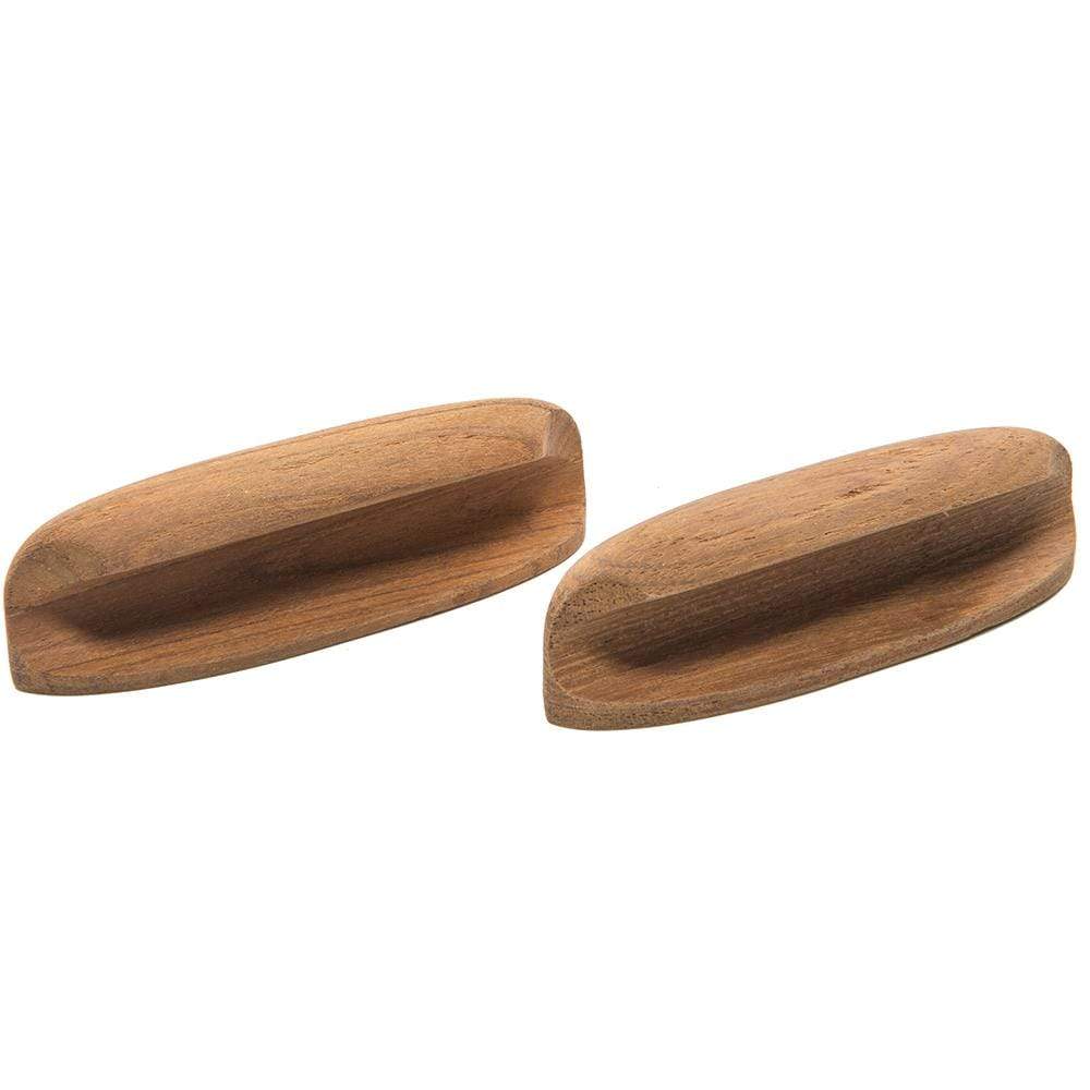Whitecap Qualifies for Free Shipping Whitecap Teak Oval Drawer Pull 4"L 2-pk #60147-A