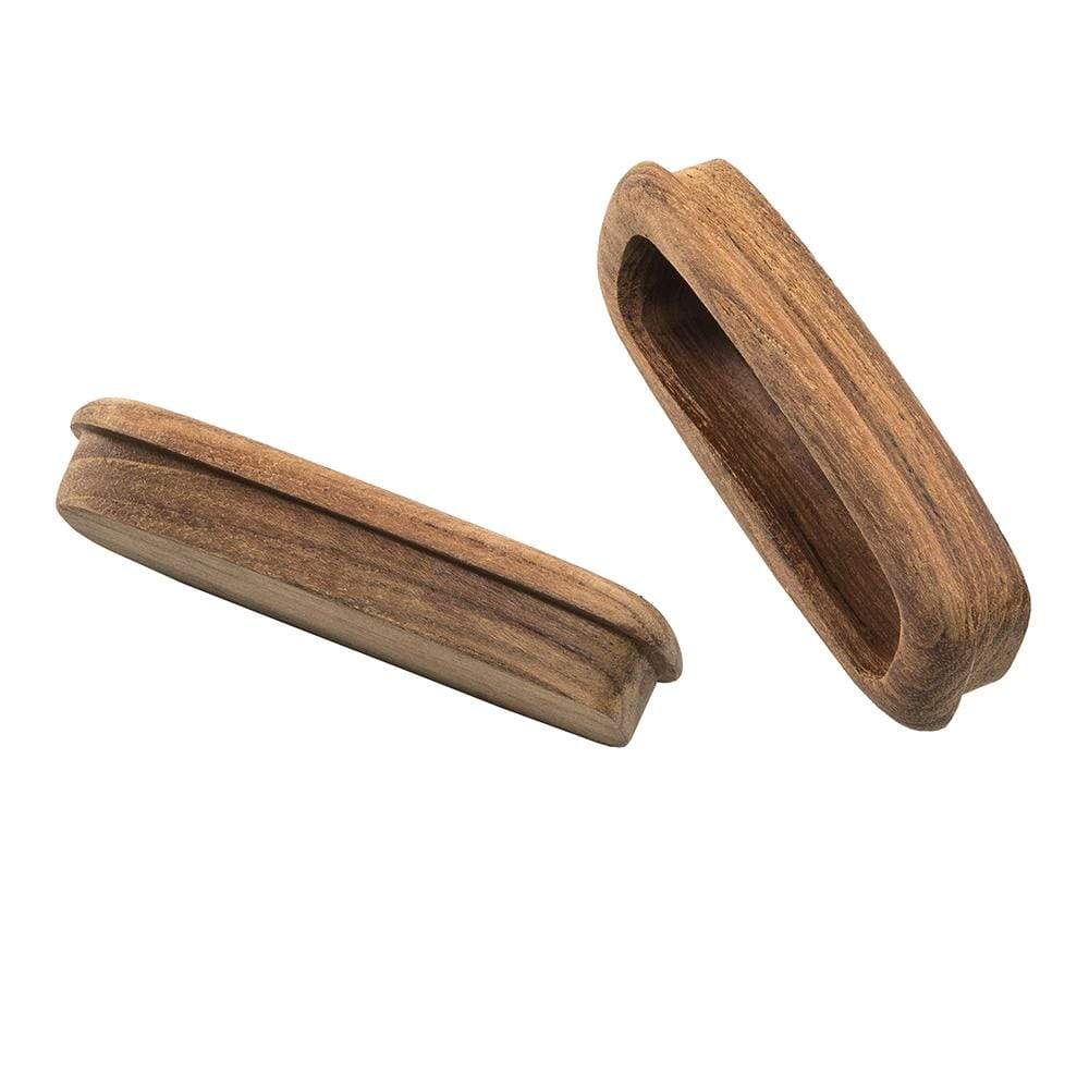 Whitecap Teak Rectangular Drawer Pull 3-1/4" L 2-pk #60135-A