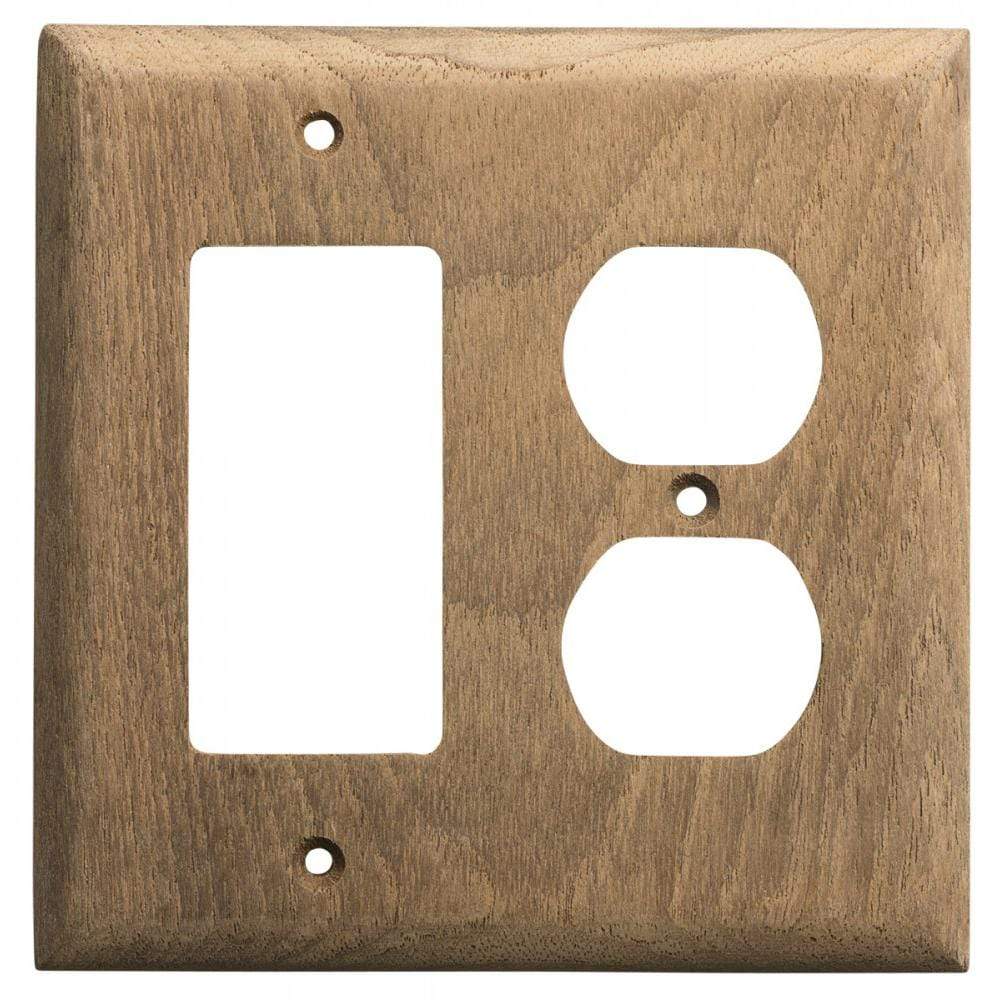 Whitecap Qualifies for Free Shipping Whitecap Teak Rocker Switch/Duplex Receptacle Cover Plate #60175