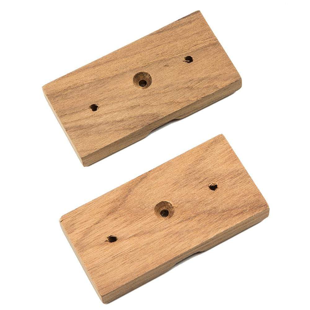 Whitecap Qualifies for Free Shipping Whitecap Teak Rod Storage Rack Mounting Brackets Pair #60609