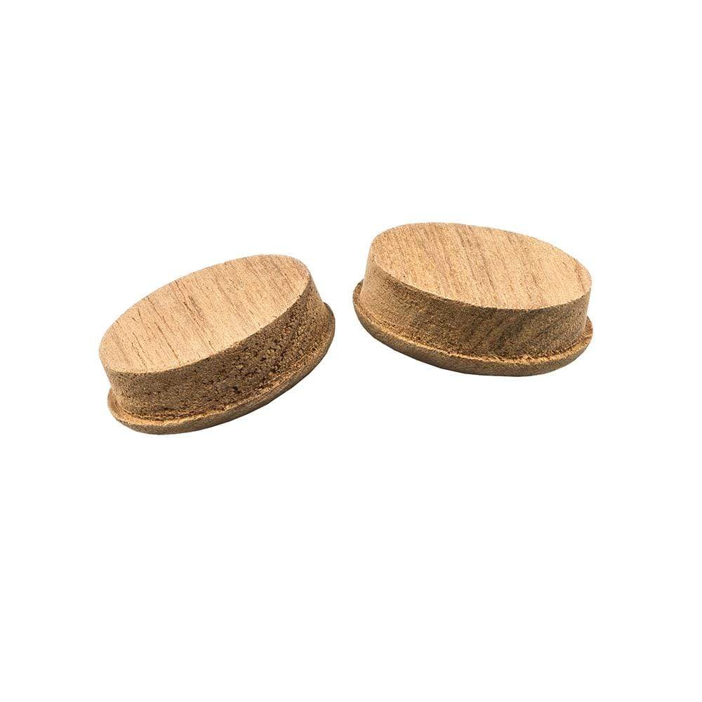 Whitecap Teak Round Drawer Pull 1-3/8" Round 2-pk #60127-A