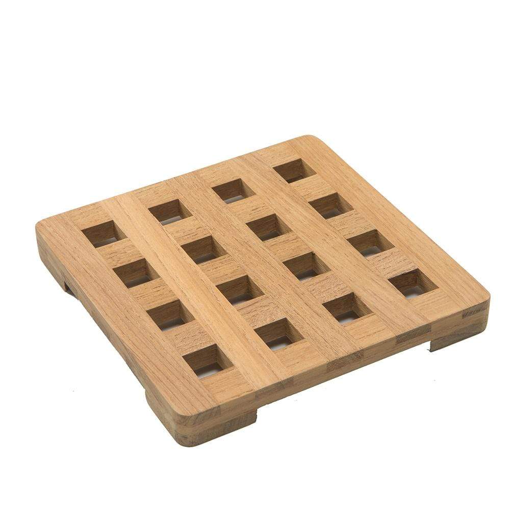 Whitecap Qualifies for Free Shipping Whitecap Teak Small 6" Square Trivet #62420