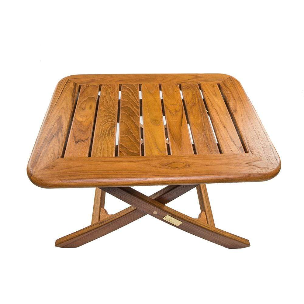 Whitecap Teak Small Adjustable Slat Top Table #60028