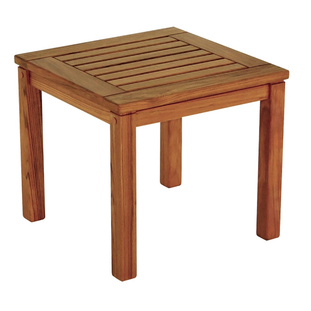 Whitecap Qualifies for Free Shipping Whitecap Teak Square Side Table #60053