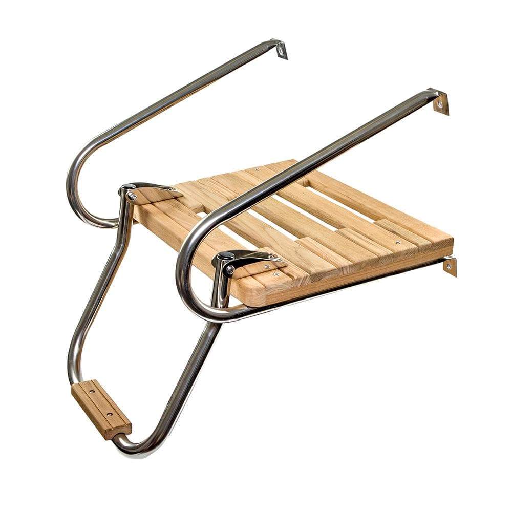 Whitecap Teak Swim Platform withLadder for I/O Motors #60903