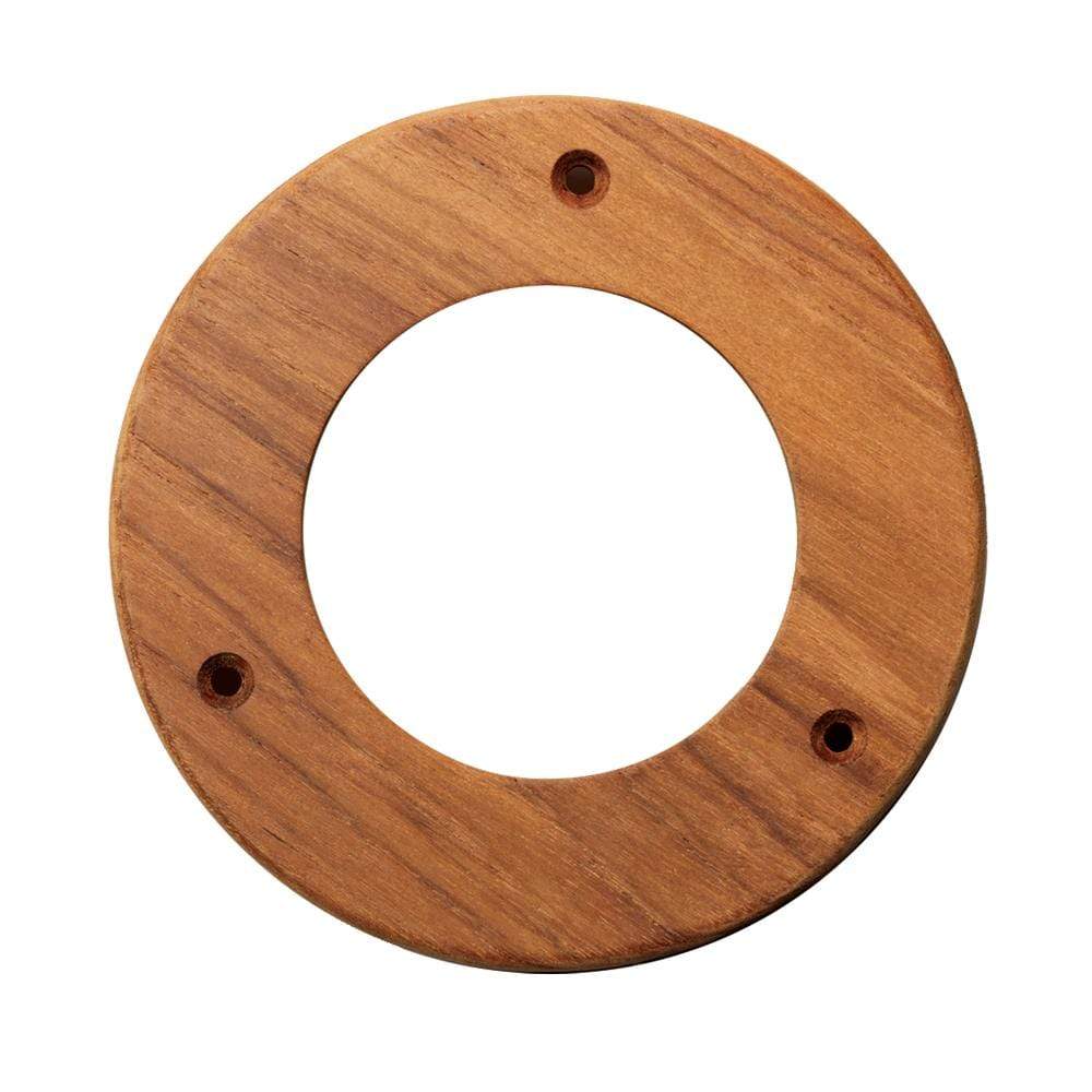 Whitecap Qualifies for Free Shipping Whitecap Teak Trim Ring 4" ID Opening #61974