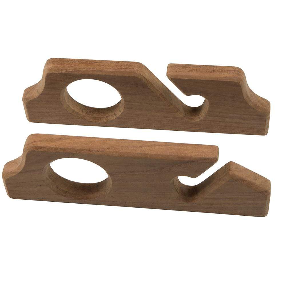 Whitecap Qualifies for Free Shipping Whitecap Teak Two-Rod Storage Rack Pair #60610
