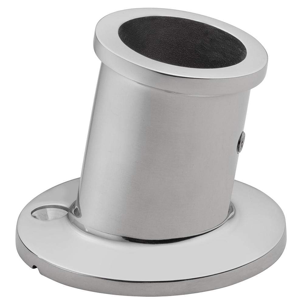 Whitecap Qualifies for Free Shipping Whitecap Top Mounted Flag Pole Socket Stainless 1-1/4" ID #6169