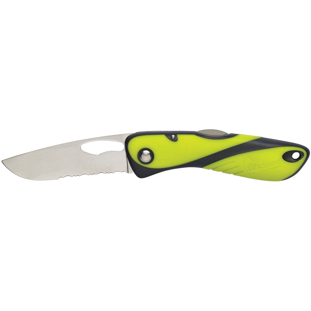 Wichard Marine Qualifies for Free Shipping Wichard Offshore Fluo Serrated Knife #10112
