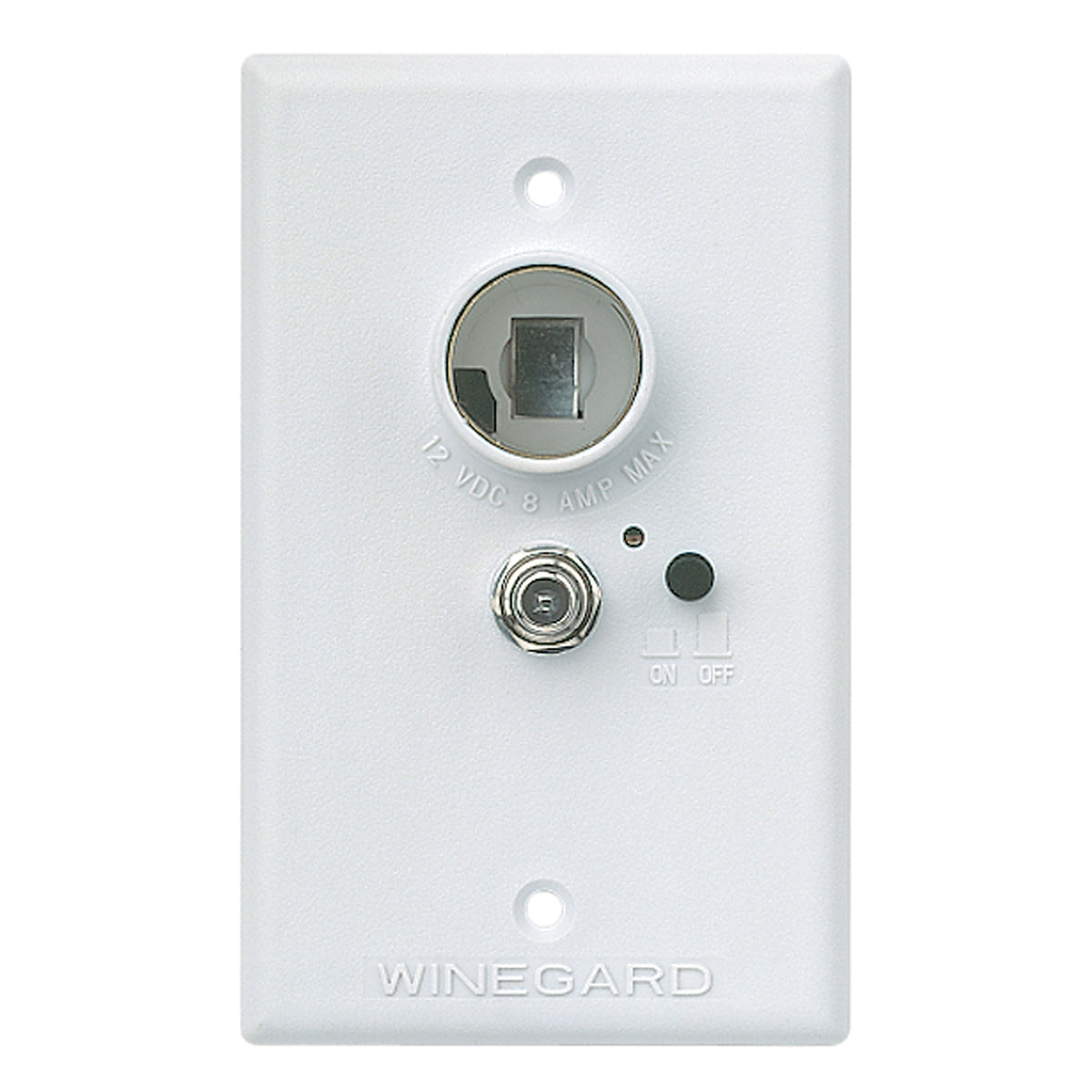 Winegard Qualifies for Free Shipping Winegard Wall Plate/Power Supply White #RV-7042