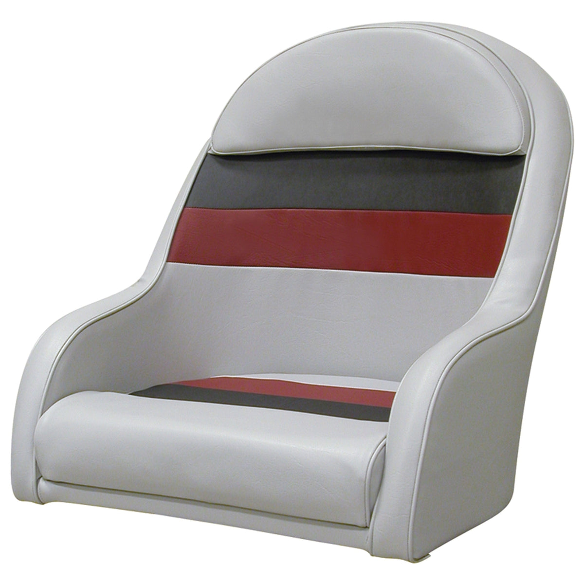 Wise Oversized - Not Qualified for Free Shipping Wise Captain's Bucket Seat Gray/Charcoal/Red #8WD120LS-1012