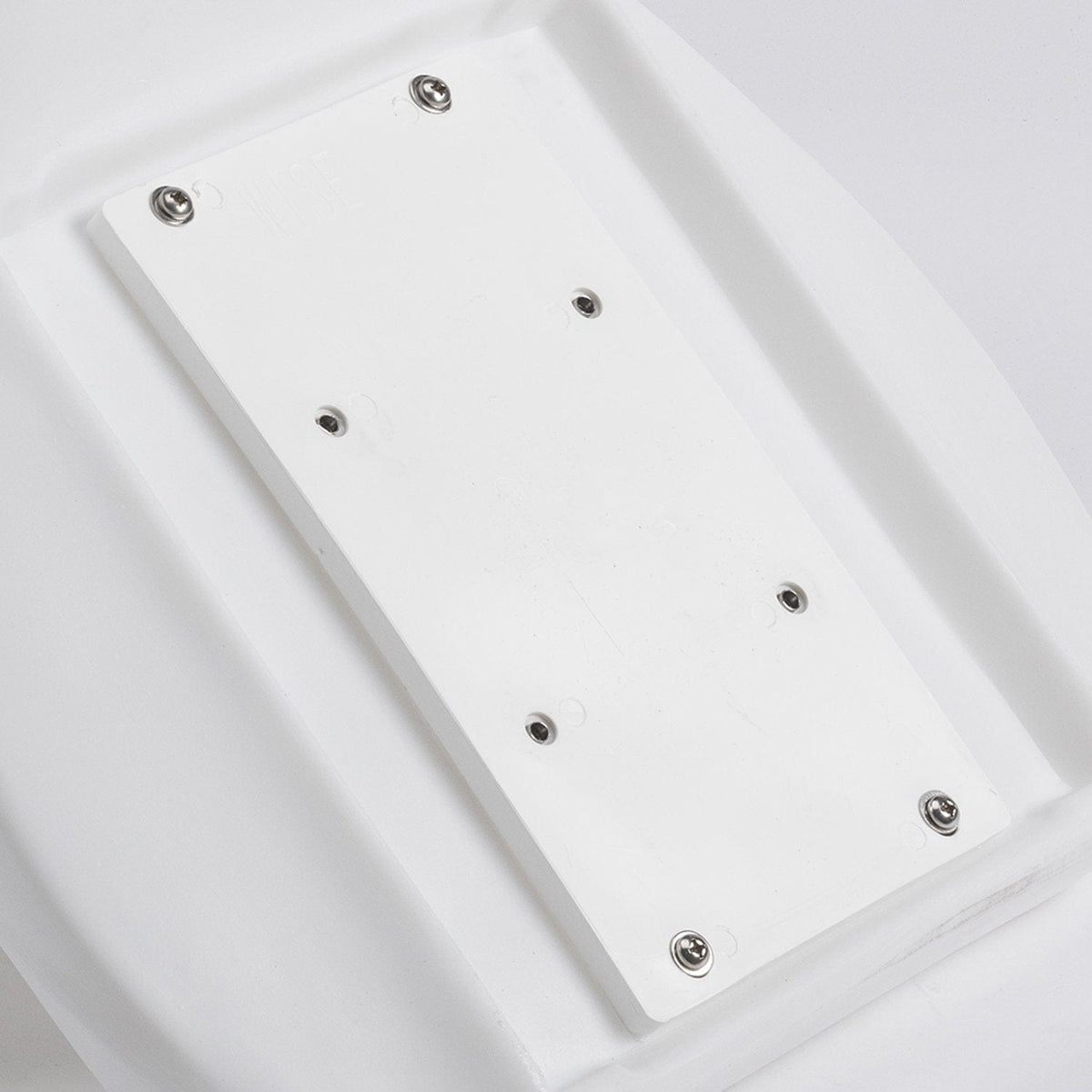 Wise Qualifies for Free Shipping Wise Captains Chair White with Cushion & Plate #8WD1007-3-710