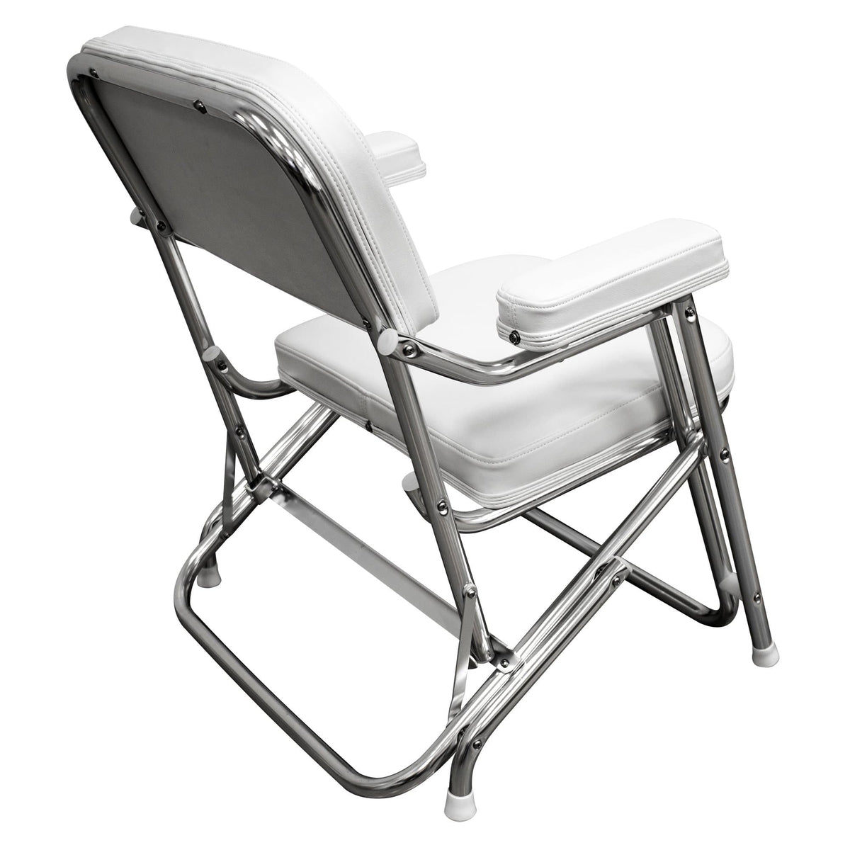 Wise Folding Deck Chair White #3316-784