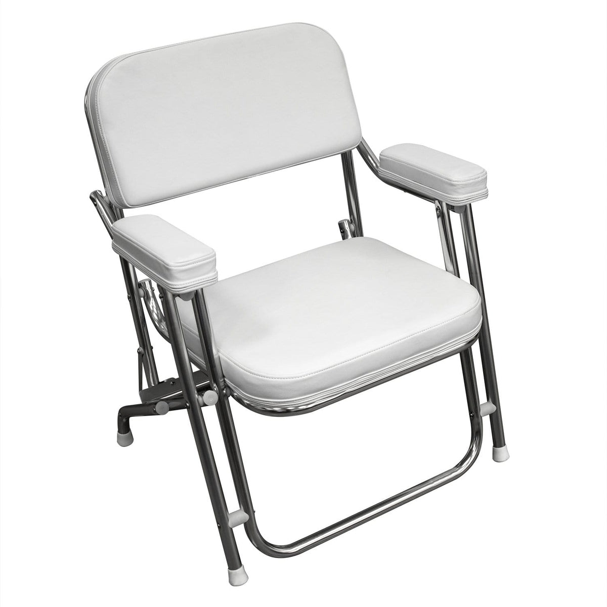 Wise Folding Deck Chair White #3316-784