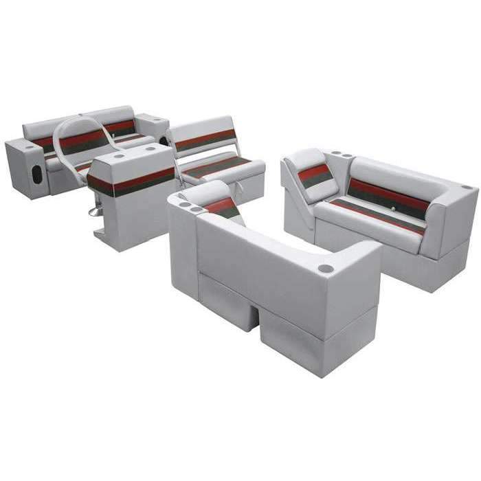 Wise Truck Freight - Not Qualified for Free Shipping Wise Large Pontoon Set Grey/Charcoal/Red #WS13523-1012