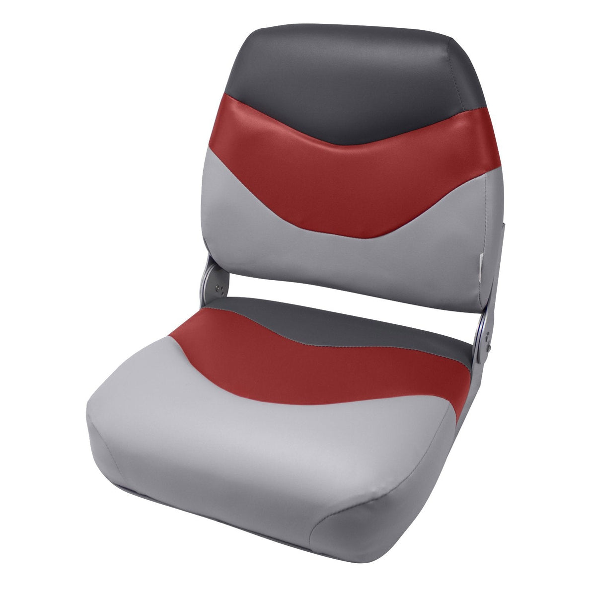 Wise Not Qualified for Free Shipping Wise Seat Mid-Back Fishing Seat Grey/Red/Charcoal #8WD999PLS-841