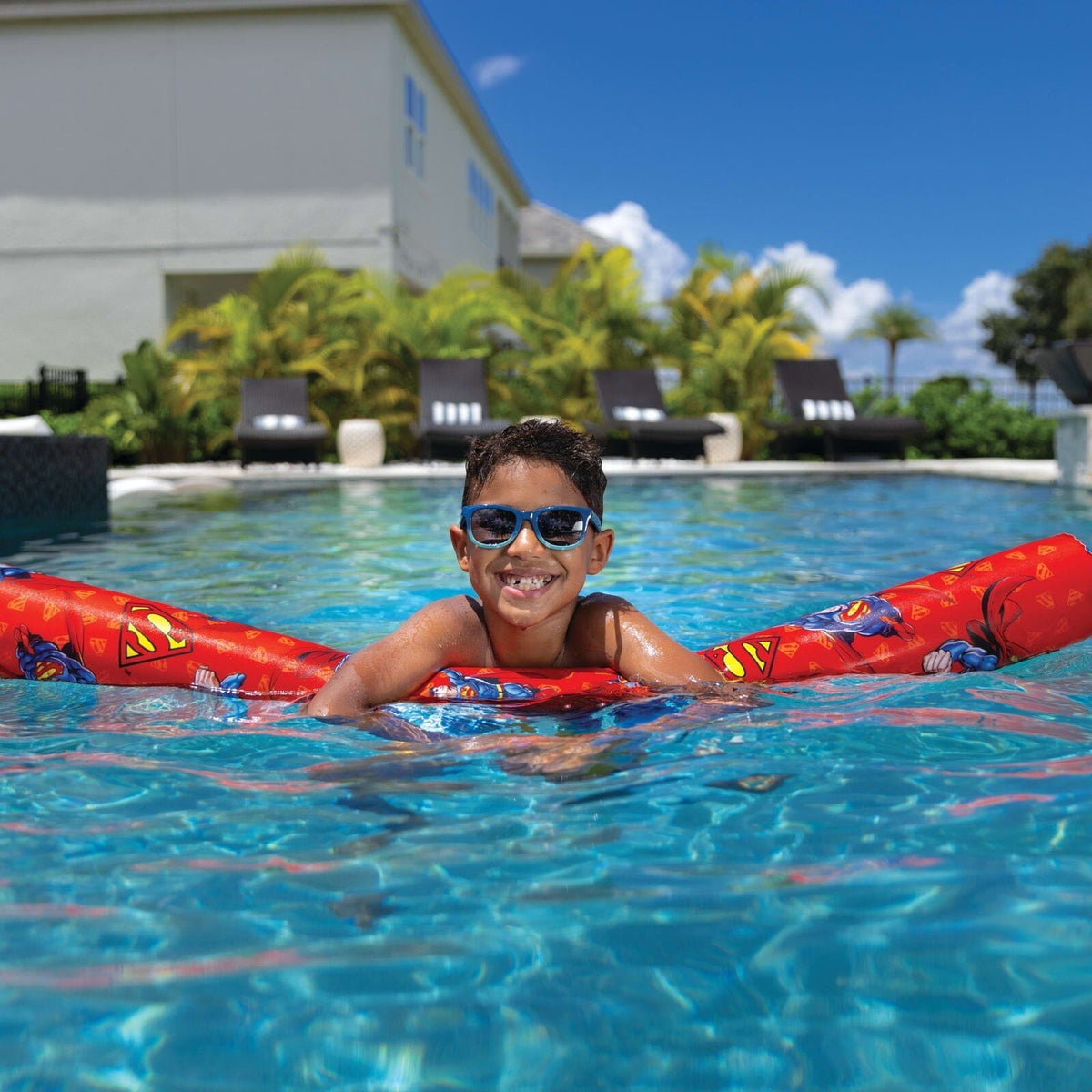 WOW World of Watersports Qualifies for Free Shipping WOW Superman Soft Top Pool Noodle #23-WPF-4836