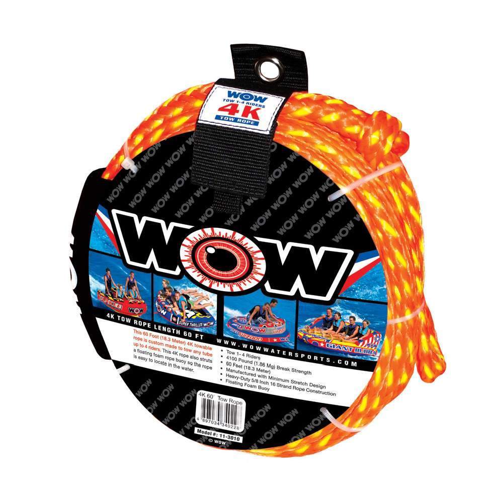 WOW World Of Watersports Qualifies for Free Shipping WOW World Of Watersports Tow Rope 4-Person Tube #11-3010