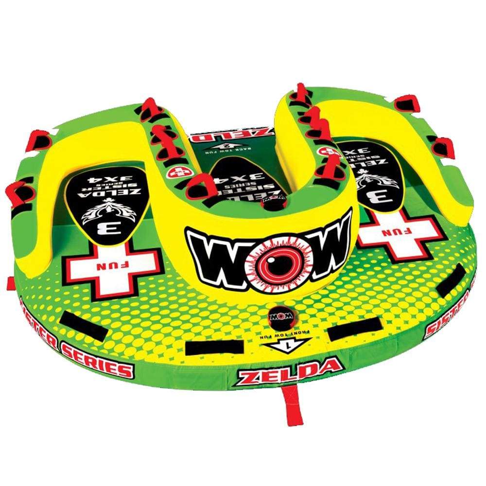 WOW World Of Watersports Zelda 3 Person Sister Towable #15-1070