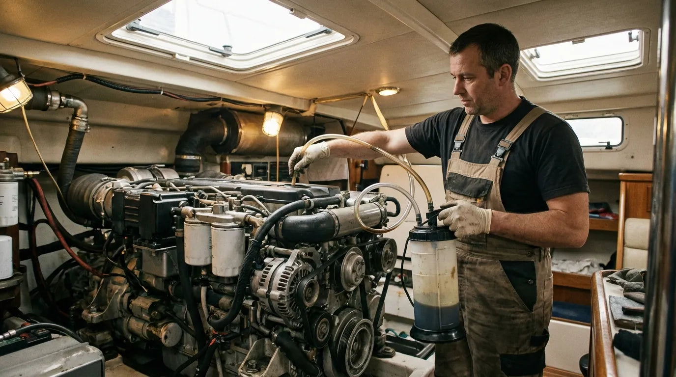 Marine Oil Change Kit: Faster, Cleaner Engine Servicing