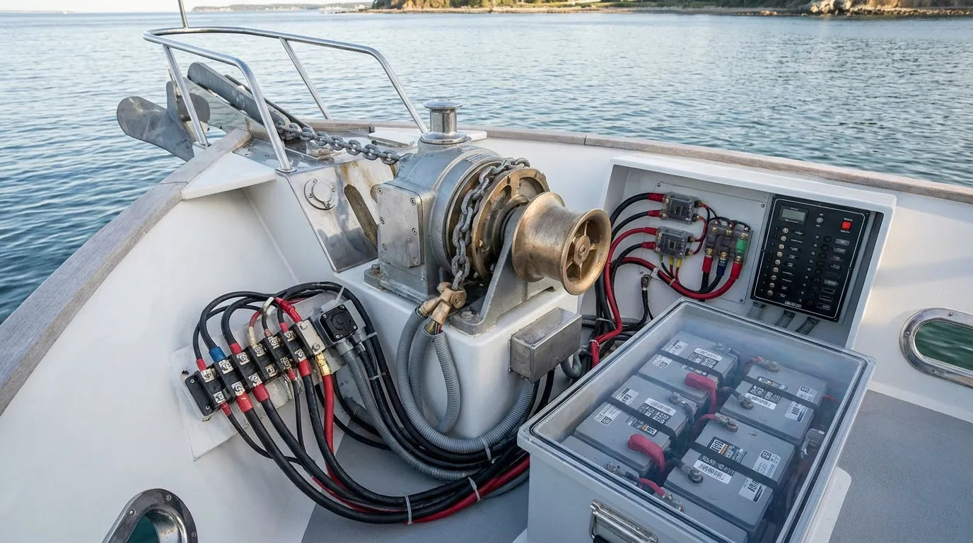 Anchor Windlass Load Planning: Prevent Voltage Drop & Overheating