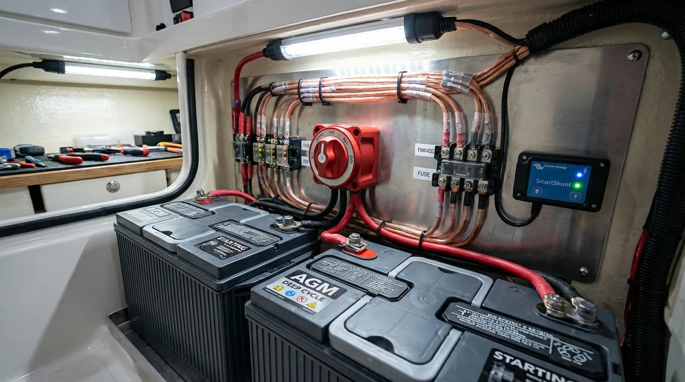 Marine Battery Switches: Installation, Wiring Safety, and Smart Monitoring Upgrades