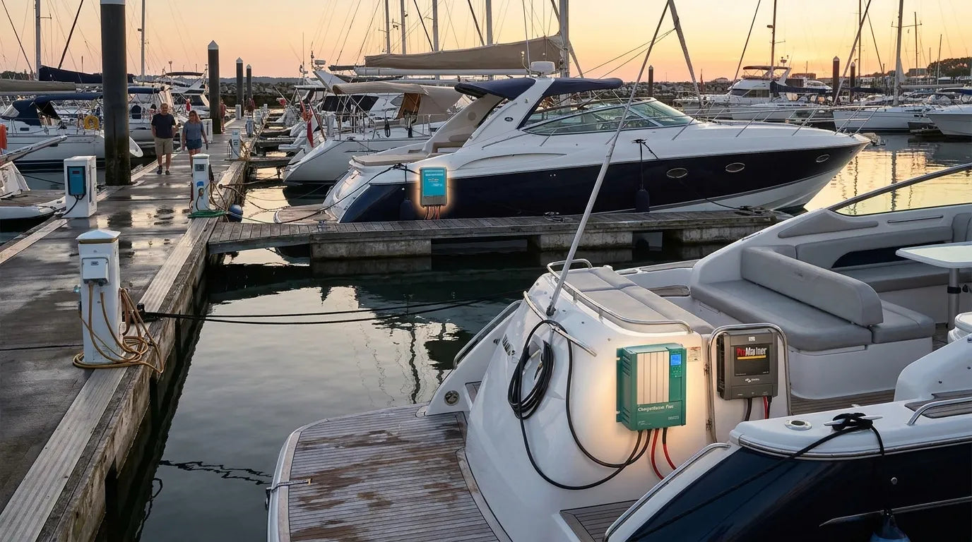 Marine Battery Chargers for Multi‑Bank & Lithium Systems