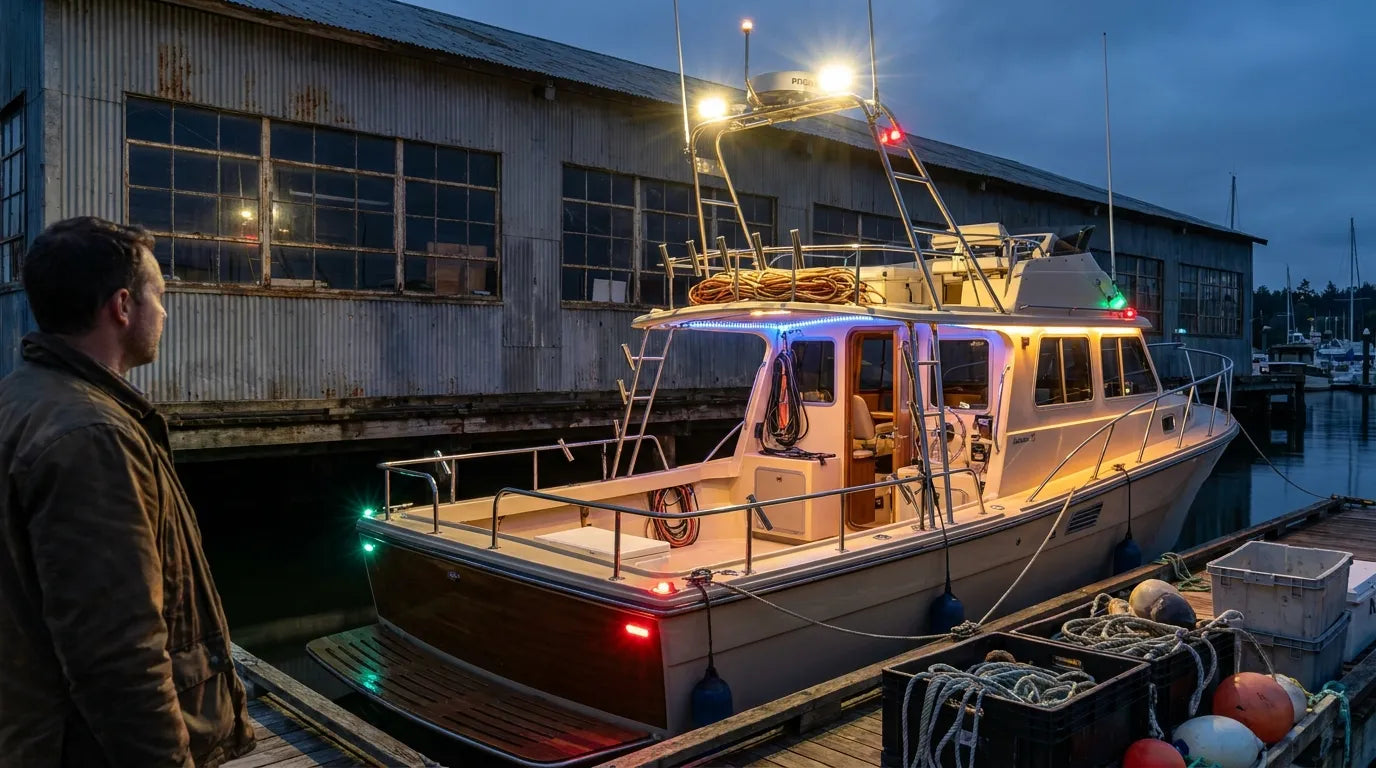 Boat Lighting Layout Guide: How to Add Deck, Spreader, and Courtesy Lights Without Draining Your Battery