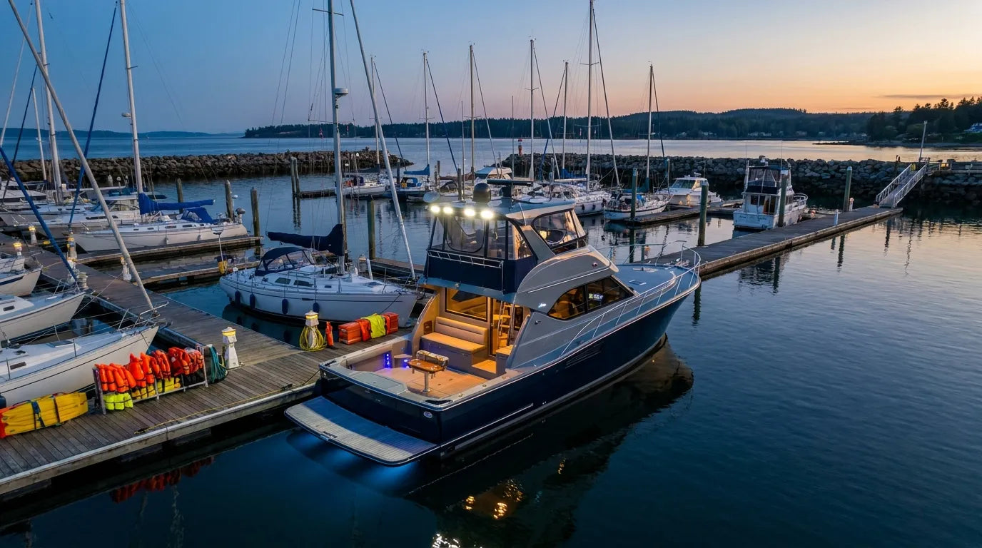 Boat Lighting Upgrades in 2026: Choosing Deck, Courtesy, Underwater, and Navigation Lights Without Overloading Your Electrical System
