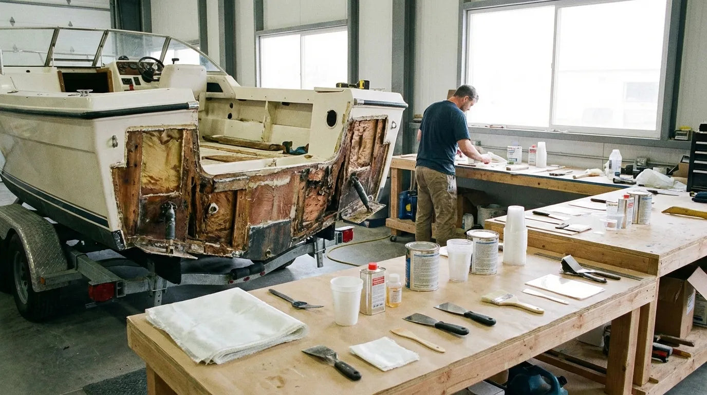 Marine Wood Rot Repair: Restore Transoms and Decks Easily