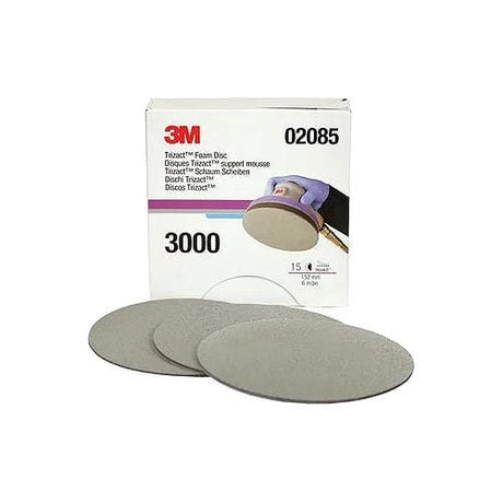3M Marine Qualifies for Free Shipping 3M Marine 6" Trizact Hookit Foam Discs P3000 #02085