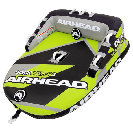 Kwik Tek Qualifies for Free Shipping AIRHEAD Quick Water 2-Rider Towable Tube Yellow/Black #AHT50187YBK