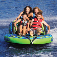 Kwik Tek TUBES AIRHEAD Switch Back 4-Rider Towable #AHSB-4