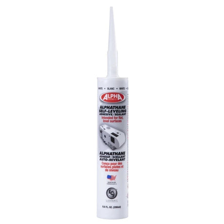 Alpha Systems Qualifies for Free Shipping Alpha Systems 5121 Alphathane Self-Leveling Sealant White 9.8 oz #862215