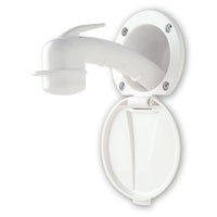 Ambassador Marine Qualifies for Free Shipping Ambassador Marine Recessed Shower Kit Plastic Lid/Cup #137-0000-WH-R