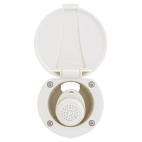 Ambassador Marine Qualifies for Free Shipping Ambassador Marine Recessed Shower Kit Plastic Lid/Cup #137-0000-WH-R
