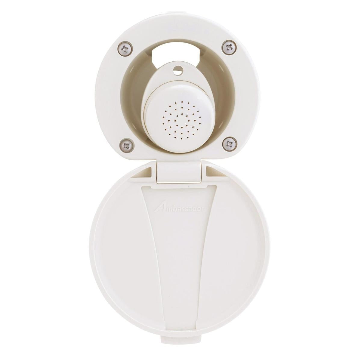 Ambassador Marine Qualifies for Free Shipping Ambassador Marine Recessed Shower Kit Plastic Lid/Cup #137-0000-WH-R