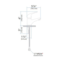 Ambassador Marine Qualifies for Free Shipping Ambassador Marine Stasis Head Faucet Chrome #133-0100-CP-R