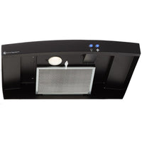 American Technology Not Qualified for Free Shipping American Technology Range Hood 12v Vented Black Glass #280-2100