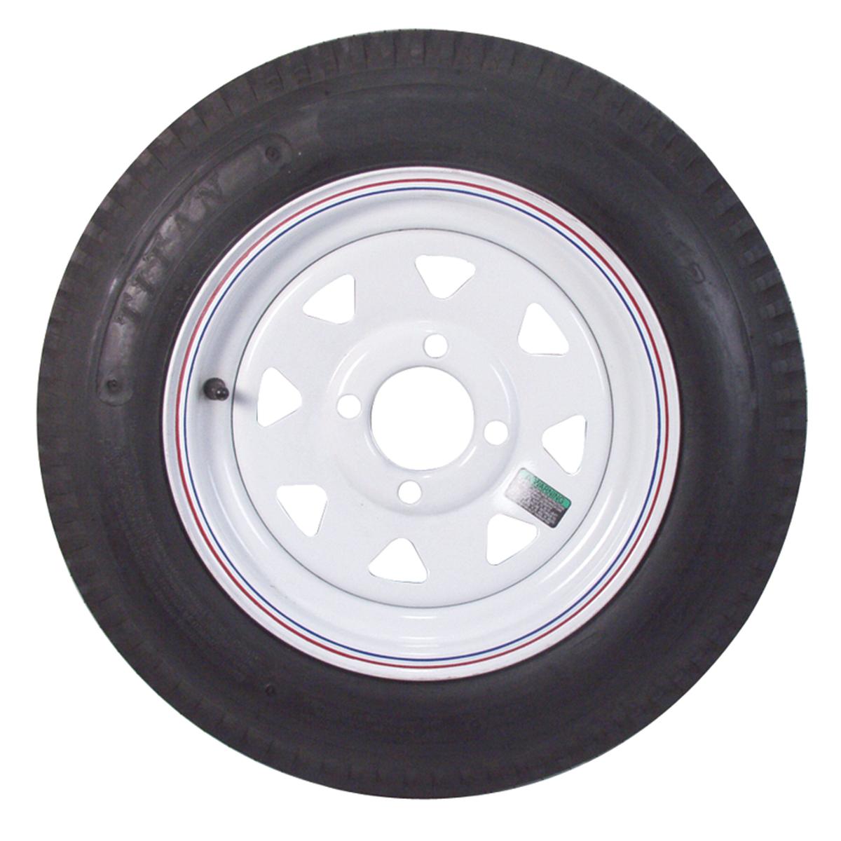 Americana Tire & Wheel Qualifies for Free Shipping Americana Tire & Wheel LD ST 4.80-12B 4.4 White Spoke #30540