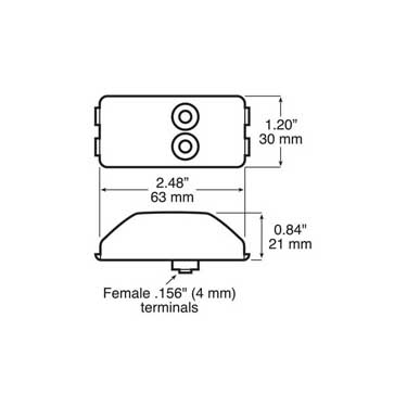 Anderson Marine Qualifies for Free Shipping Anderson Marine Side Marker/Clearance Amber Sealed #V203A