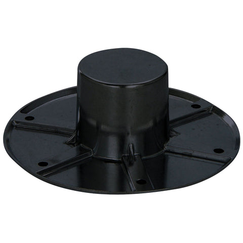 AP Products Qualifies for Free Shipping AP Products Table Base Flush Round Black #013-1112B