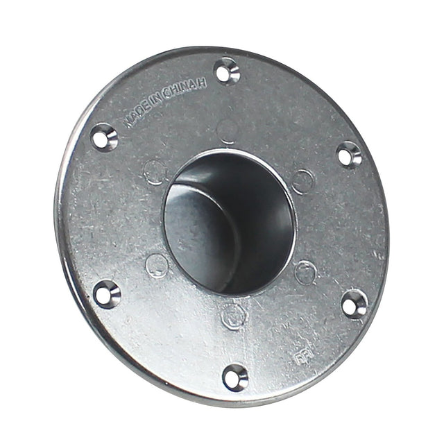 AP Products Qualifies for Free Shipping AP Products Table Base Flush Round Chrome #013-1112