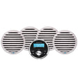 Aquatic AV Qualifies for Free Shipping Aquatic AV Economy Gauge Stereo & Speakers Kit White #EG200