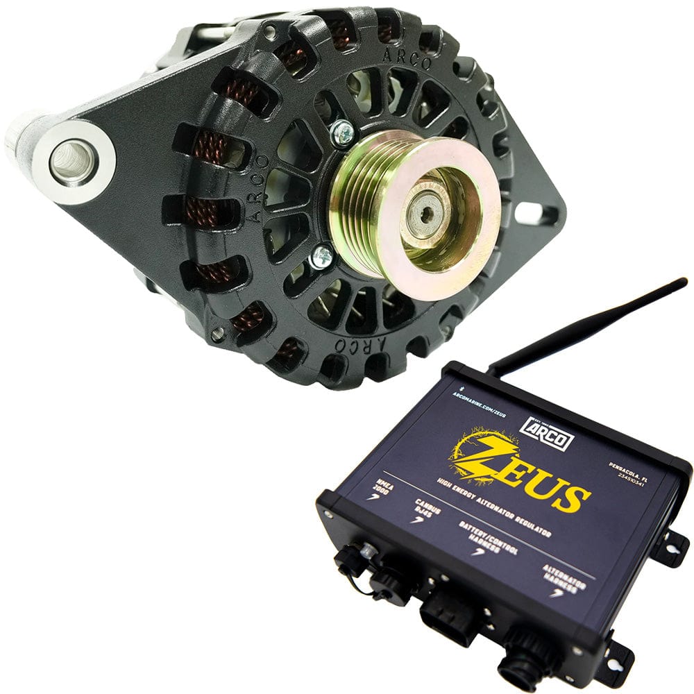 ARCO Qualifies for Free Shipping Arco Marine Zeus 24v 7kw 1-2" Single Foot Alternator with Zues #4505-AZ1000