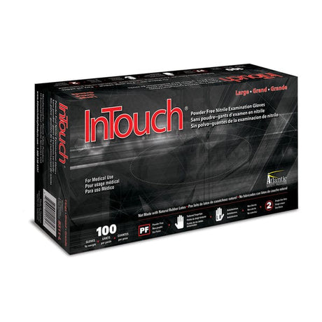 Atlantic Safety Products Qualifies for Free Shipping Atlantic Safety Products Gloves 5-Mil Black L 100-pc #B311-L