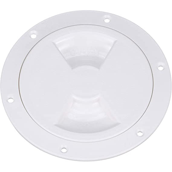 Attwood Marine Qualifies for Free Shipping Attwood 4" Inspection Deck Plate-White #12790-1