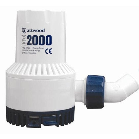 Attwood Marine Qualifies for Free Shipping Attwood HD Bilge Pump 2000 GPH 12v #4760-1