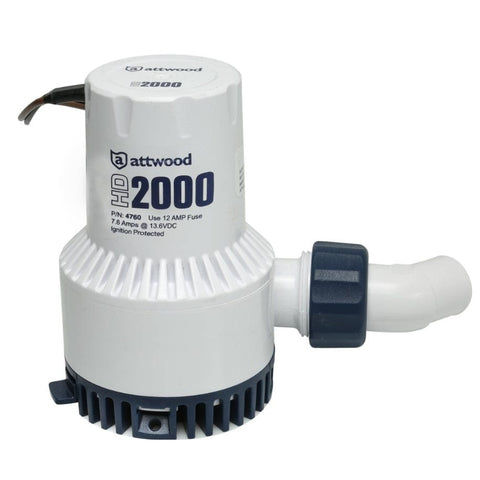 Attwood Marine Qualifies for Free Shipping Attwood HD Bilge Pump 2000 GPH 12v Deustch Connector #4760DC1