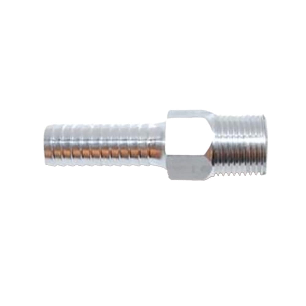 Attwood Marine Qualifies for Free Shipping Attwood Universal Alum Fuel Fitting -3/8" NPT x 3/8" Barb #88FBMA102-6